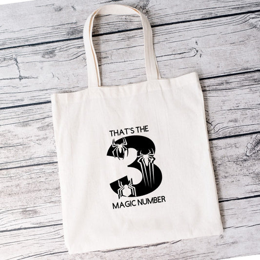 3 is the Magic Number Tote Bag